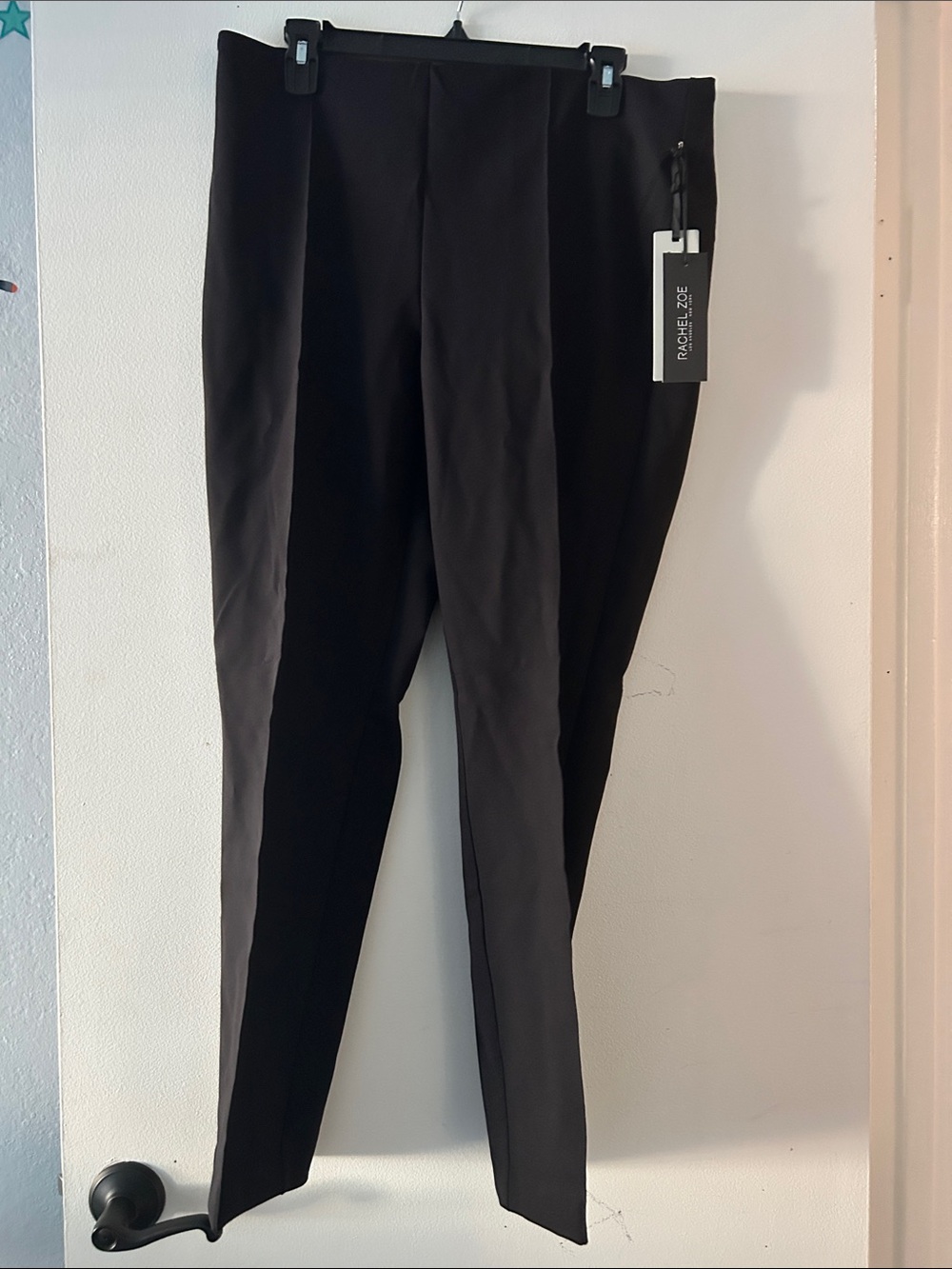 Rachel Zoe Black Tapered Dress Pants